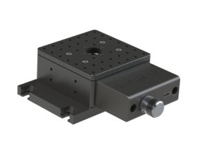 Motorised linear stage with Optomech top plate and table mounting