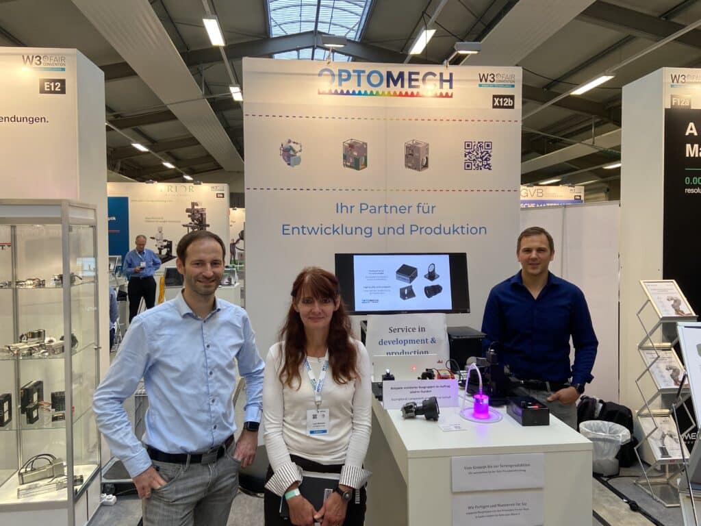 Optomech at the W3+ Fair in Jena